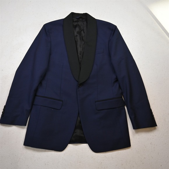 Brooks Brothers 38R 1818 Milano Vitale Barberis Wool Italy Tuxedo Smoking Jacket